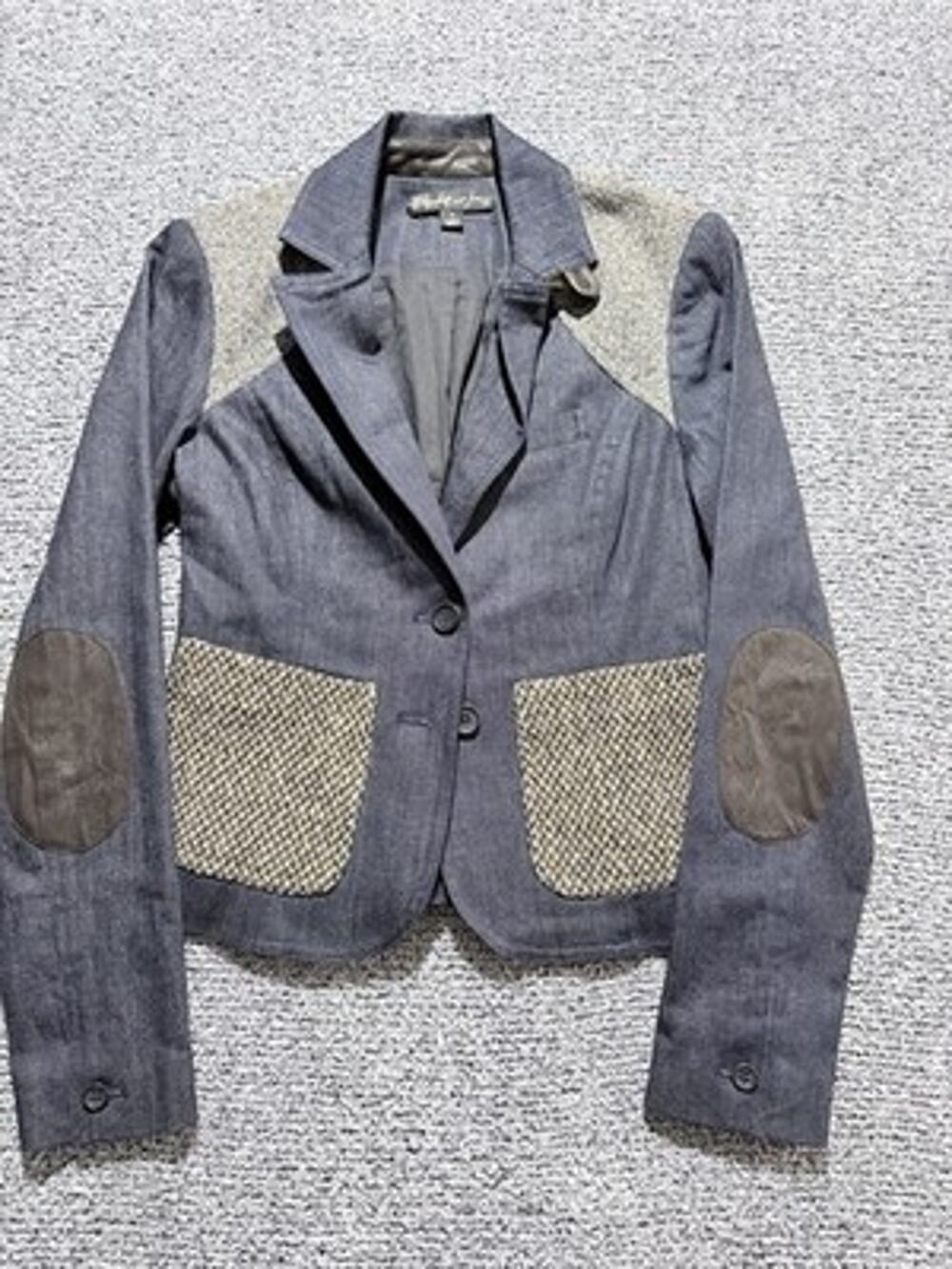 Elizabeth & James Indie Sleeves , Preppy, Academia Boho Chic Jacket Size Four